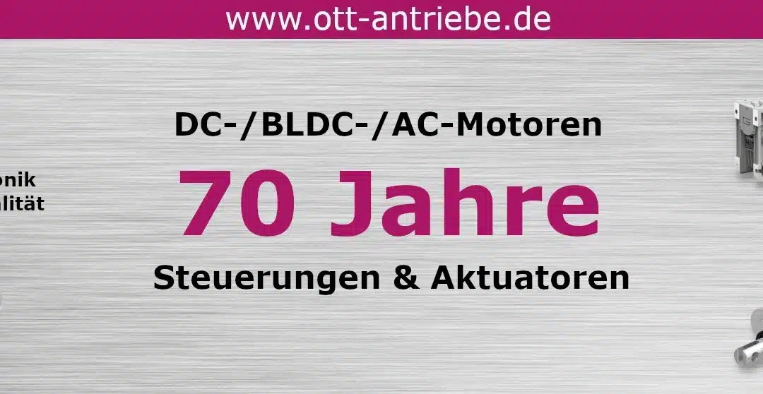 70 Jahre Ott Antriebstechnik