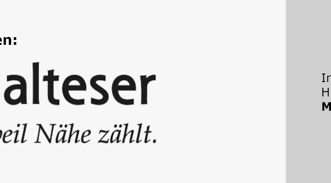 Spende an die Malteser