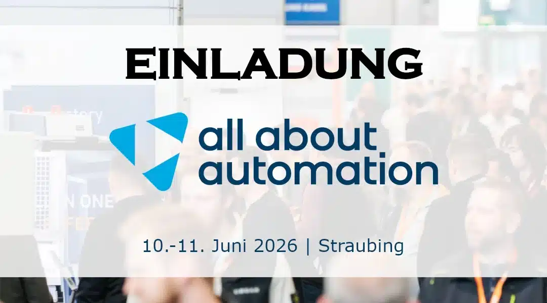 Einladung all about automation Straubing