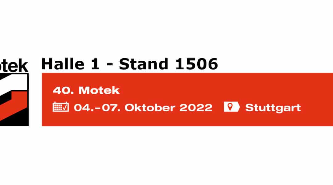 Safe the date – Motek 2022